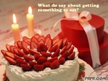 What do say about getting something to eat?