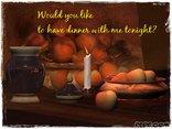 Would you like to have dinner with me tonight? 