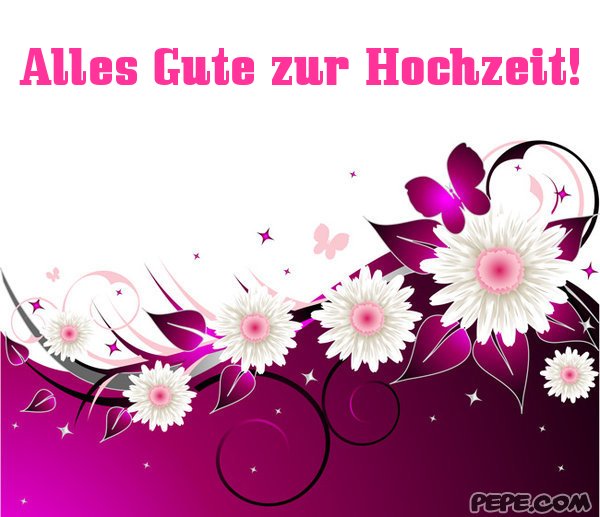 alles gute hochzeit