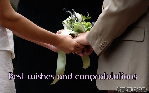 Best wishes and congratulations