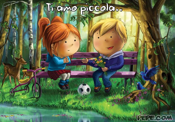 cartolina TI AMO
