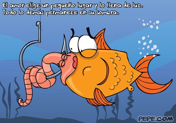 El amor elige un pequeño lugar y lo llena de luz. Todo lo demás permanece en su sombra.