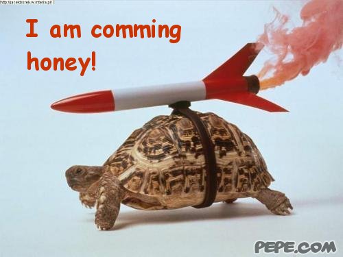 I am comming honey!