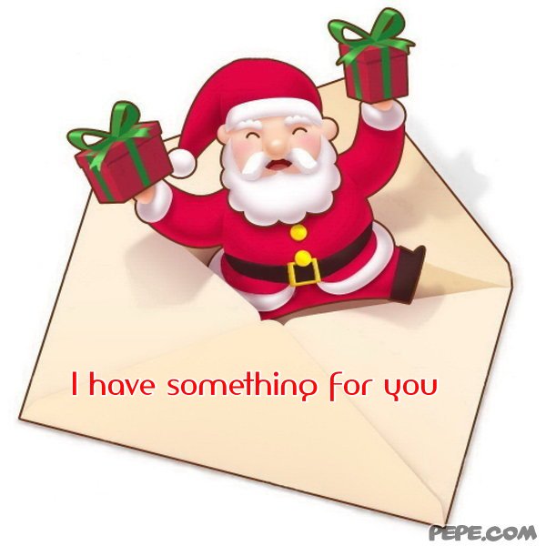 I have something for you