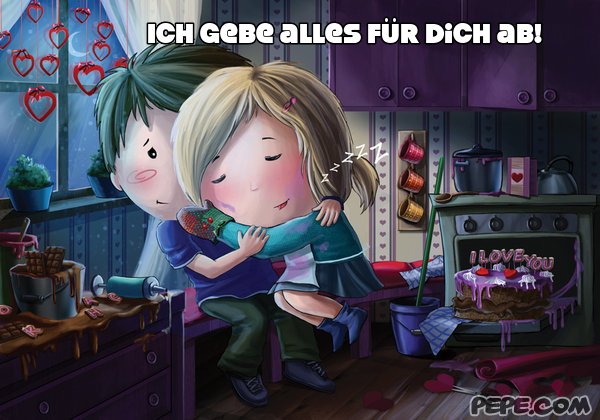 Ich gebe alles für dich ab!