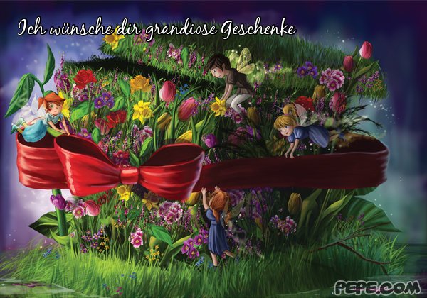 Ich wünsche dir grandiose Geschenke