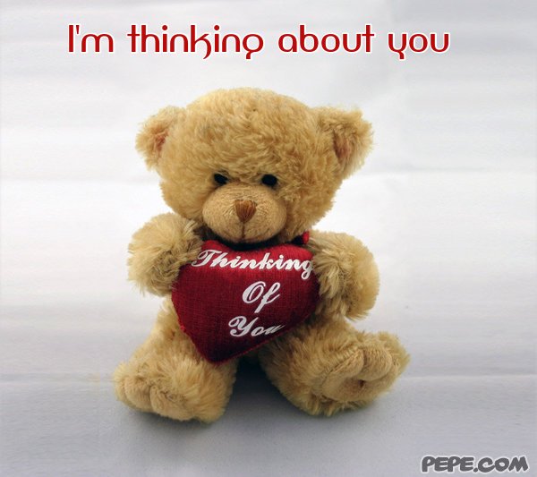 I'm thinking about you  greeting card on PEPE.com