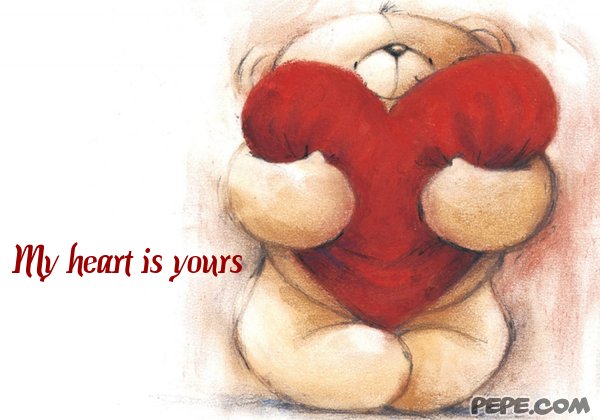 My heart is yours