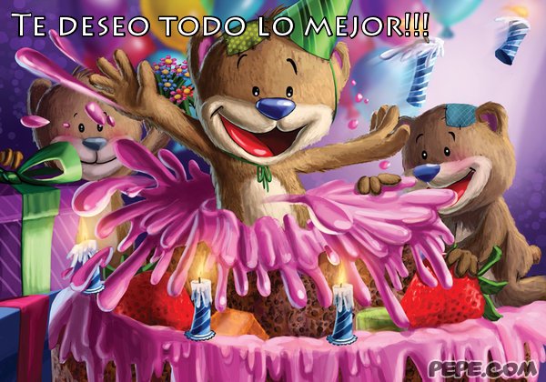 Te deseo todo lo mejor!!!