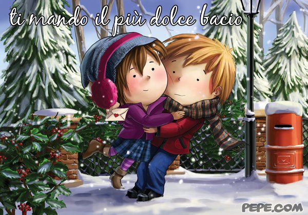 ti mando il più dolce bacio