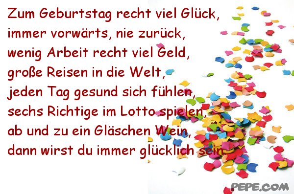 Viele Gl ckw nsche Zum Geburtstag Geburtstagsgl ckw nsche