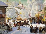 Масленица, Б. М. Кустодиев