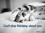 Can't stop thinking about you