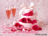 Congratulations on your wedding day!