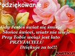 Dziękuję za to , że jesteś !