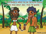 El verdadero amor no se termina nunca. 