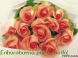 ¡Enhorabuena por tu boda!