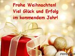 Frohe Weihnachten! Viel Glück und Erfolg im kommendem Jahr!
