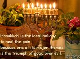 Hanukkah is the ideal holiday to heal the pain...