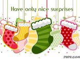 Have only nice surprises