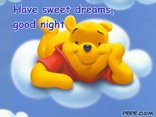 Have sweet dreams, good night