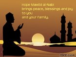Hope Mawlid al-Nabi brings peace, blessings and joy to you and your family.