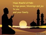 Hope Mawlid al-Nabi brings peace, blessings and joy to you and your family.