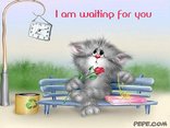 I am waiting for you