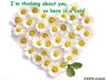 I'm thinking about you, so here is a card