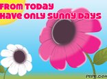 Only sunny days