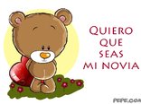Quiero que seas mi novia