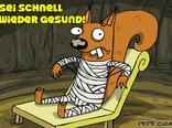 Sei schnell wieder gesund!