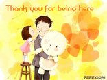 Thank you for being here
