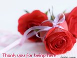 Thank you for being here