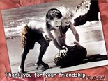 Thank you for your friendship