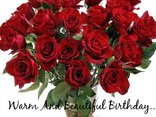 Warm And Beautiful Birthday...