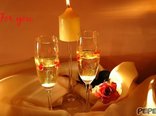 When it gets dark will you eat dinner with me? 