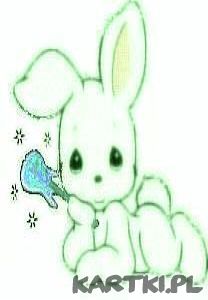 Wielkanocny Kłólik ze swoją magiczną różdżką