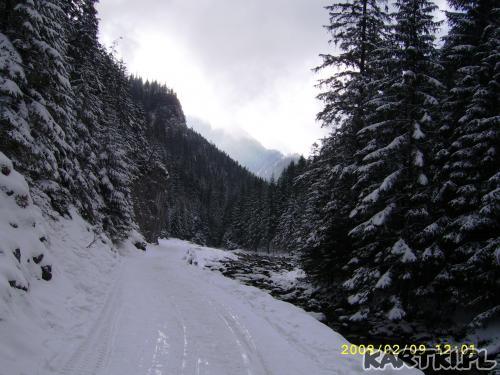 zima w dolinie kościeliskiej