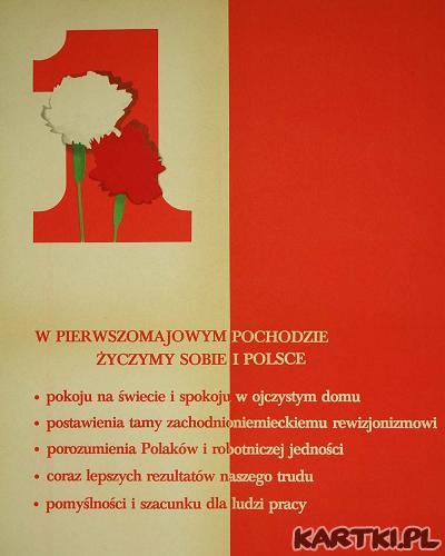 Życzenia 1-szo majowe