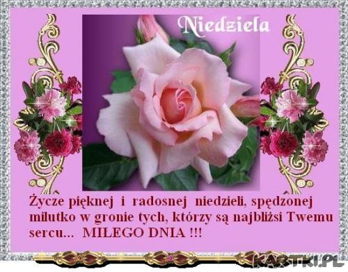 Życzenia na Niedzielę
