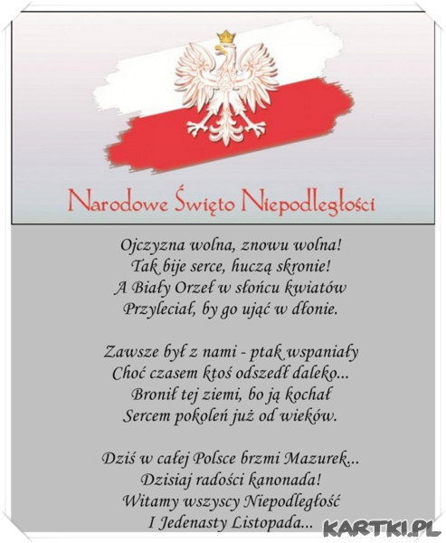 11 Listopada Święto Niepodległości