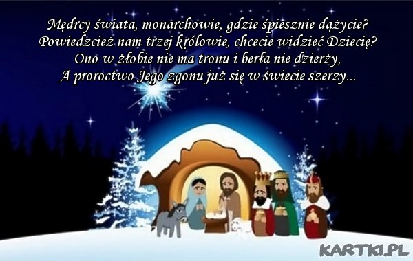 Błogosławionych Świąt Bożego Narodzenia