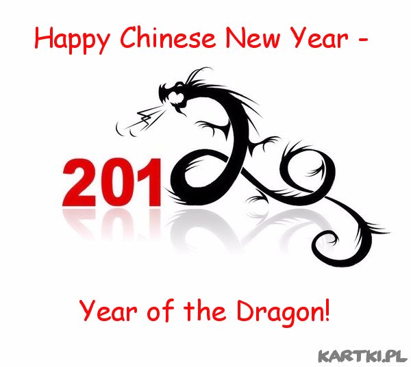 Chiński Nowy Rok - Rok Smoka