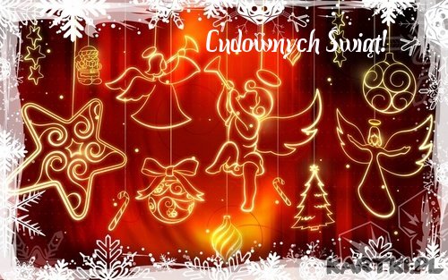 Cudownych Świąt Bożego Narodzenia upływających we wspaniałej rodzinnej atmosferze!
