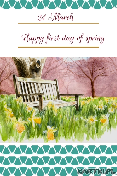 Happy first day of spring