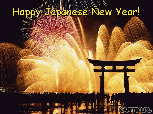 Japoński Nowy Rok - życzenia (nenga)