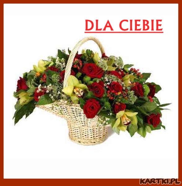 KOSZ KWIATÓW DLA CIEBIE*