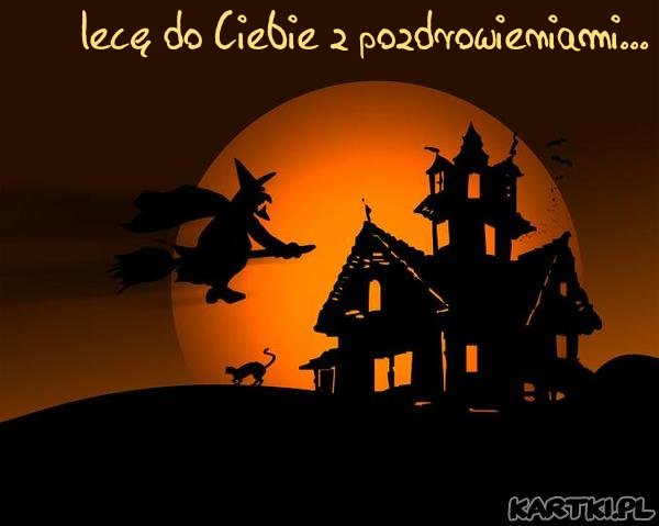 lecę do Ciebie z pozdrowieniami...
