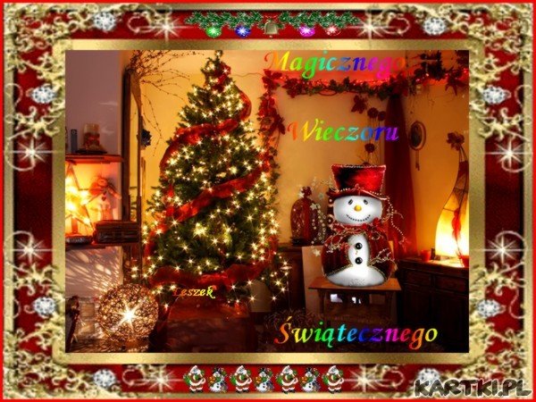 Magicznego Wieczoru Świątecznego 
